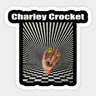 Illuminati Hand Of Charley Crocket Sticker